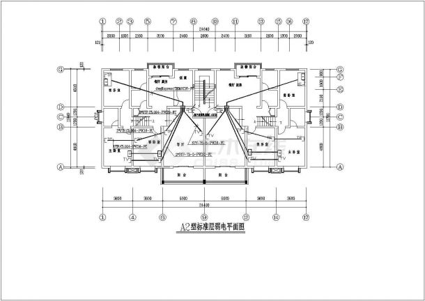 某住宅楼电施节点CAD构造完整设计施工图-图二