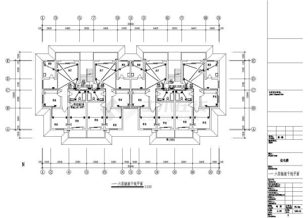 某住宅楼电施构造CAD详细完整设计施工图-图一
