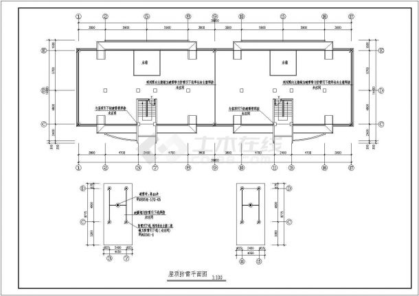 某住宅楼平面电施CAD节点完整构造施工图-图二