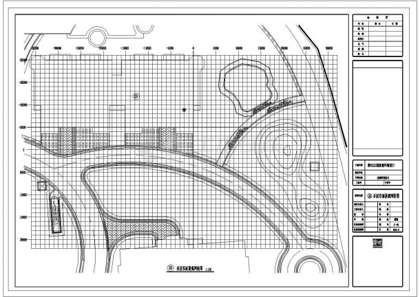 某楼盘庭院景观CAD设计完整全套施工图-图一