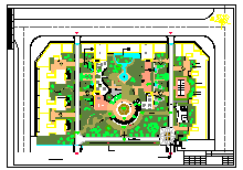 园林广场景观设计施工cad详图