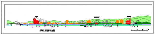 某市滨江地段规划方案cad设计图纸-图二