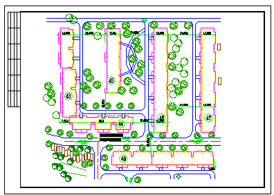 某小区规划cad方案设计图纸_图1