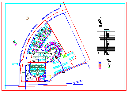 某大型小区规划cad设计图纸_图1