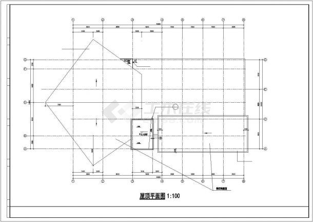 丽江市庆元家园小区3层框架结构休闲会所建筑设计CAD图纸（含效果图）-图一
