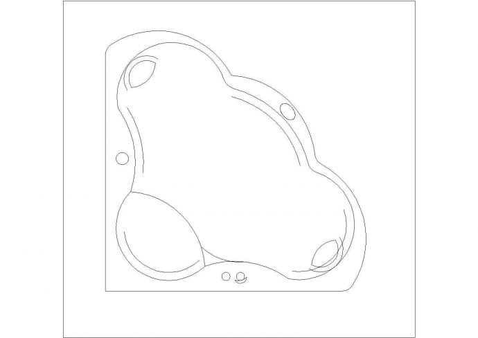 某浴缸CAD全套设计节点构造图纸_图1