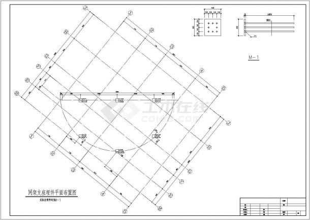 徐州网架建筑底商私人住宅楼设计CAD详细建筑施工图-图一