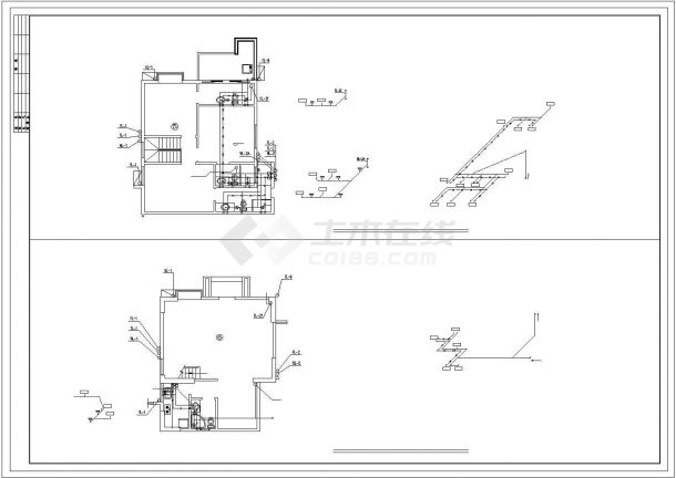 -1+17层南方住宅楼给排水施工图（含设计说明、11个CAD）-图一