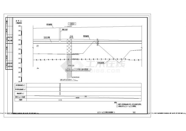 某地上十一层带跃层住宅楼给排水施工CAD图纸-图二
