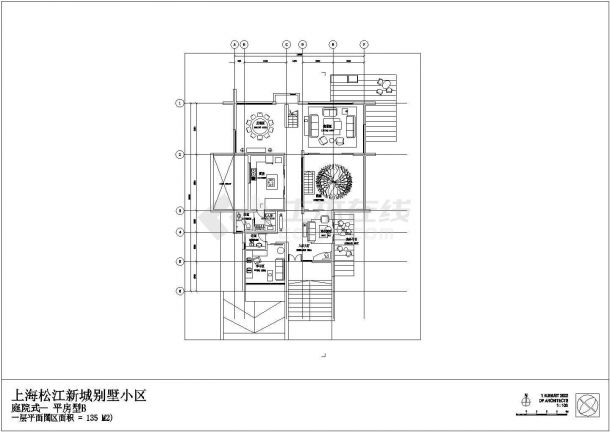 上海松江别墅小区CAD大样构造节点图-图一