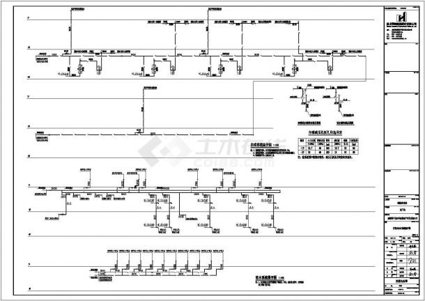 淮安居民小区地下室CAD水电气设计完整图-图二