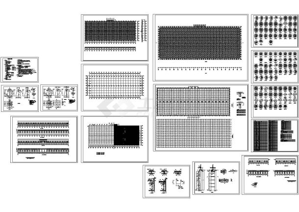 南阳厂房网结构底商私人住宅楼设计CAD详细建筑施工图-图二