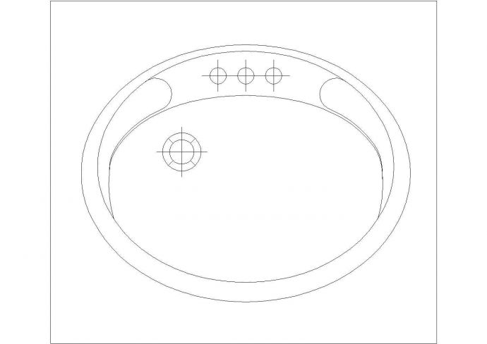 某洗手台CAD节点构造设计图纸_图1