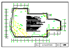 基坑SMW工法加支撑支护结构详图-图一