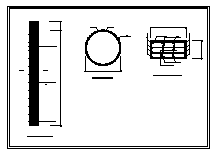 基坑支护桩及冠梁配筋CAD详图-图二