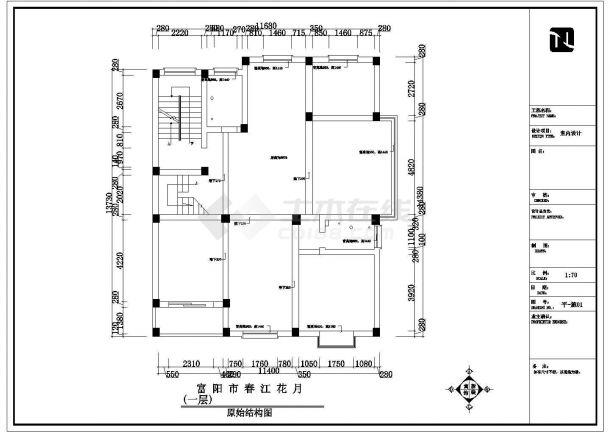 江西省南昌市某现代风格住宅楼装修施工图【各层平面顶面布置 室内立面详图】-图一