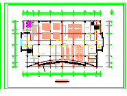 某地文化馆设计建筑施工CAD图_图1