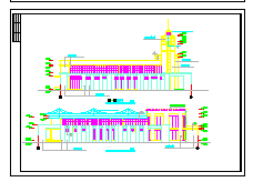 文化广场建筑设计CAD施工图-图二