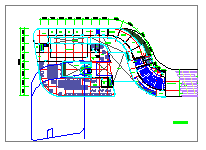 半地下层地上五层图书馆建筑方案设计图纸_图1