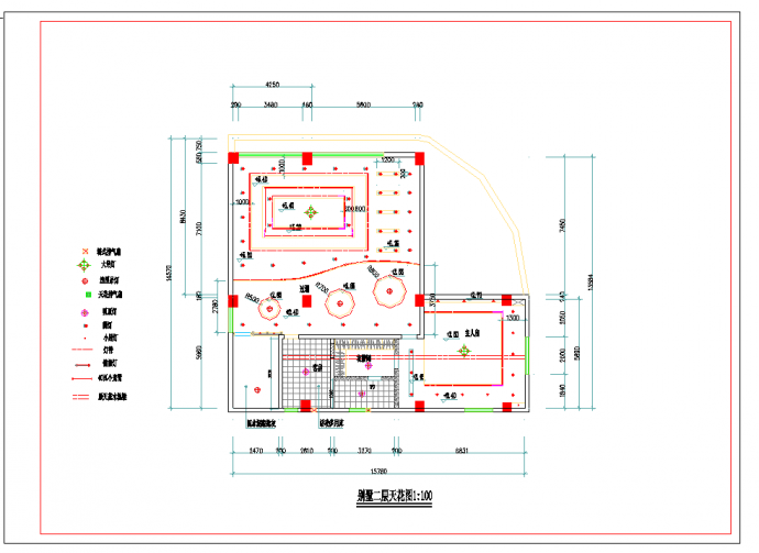 某地复式别墅施工图CAD图纸_图1