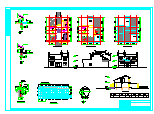 大圩镇新农村徽派风格建筑设计cad图纸-图二