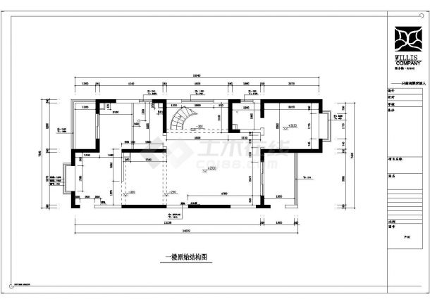 山西阳泉跃层公寓全套装修设计施工图-图二
