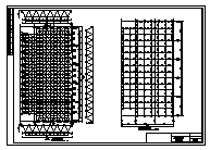 600平米某舞台网架结构施工cad图_舞台施工-图二