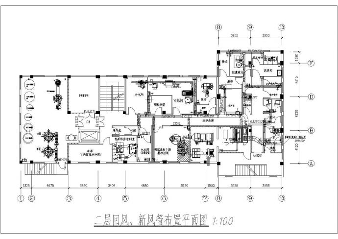 中山三院制剂室-暖通设计图纸_图1