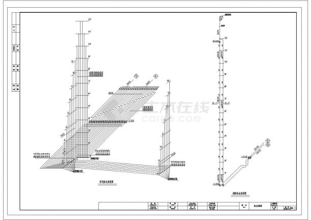 某12层带跃层住宅楼给排水施工CAD图纸【含给排水施工图说明 图例】-图二