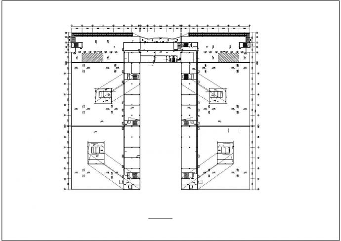 石首市某4层车间电气施工设计CAD布置图_图1