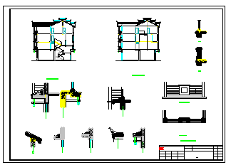 某私人民居建筑设计cad施工图纸_图1
