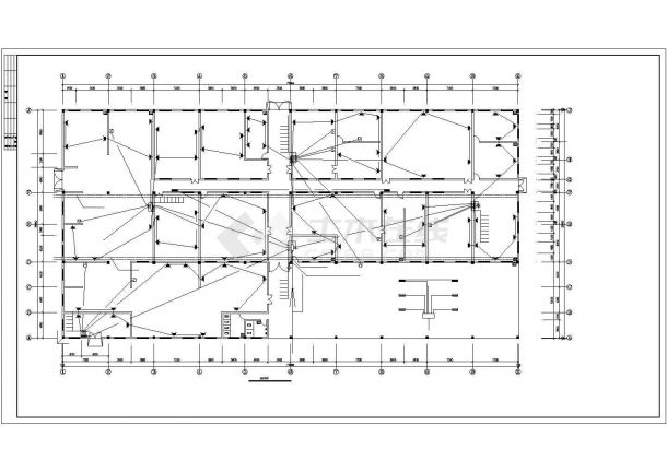 某小型厂房电气CAD图-图二