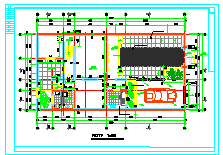 北方四合院建筑设计cad图纸含效果图-图一