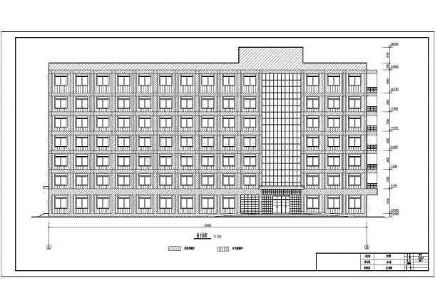 某七层办公楼建筑结构图纸（毕业设计）-图二