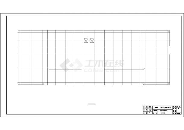 某七层砖混结构办公楼建筑施工图-图一