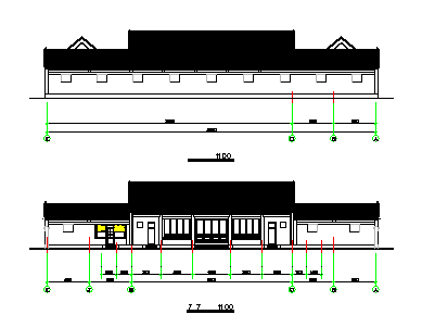 某经典四合院建筑设计cad方案图-图一