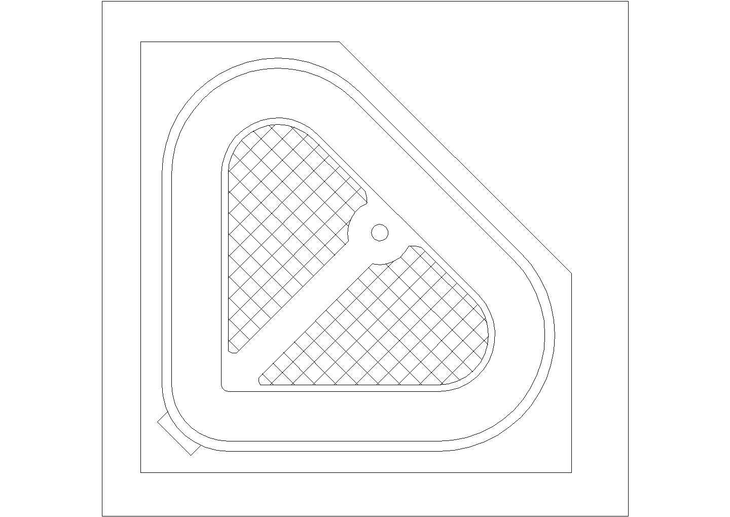 某浴缸CAD节点构造施工设计图