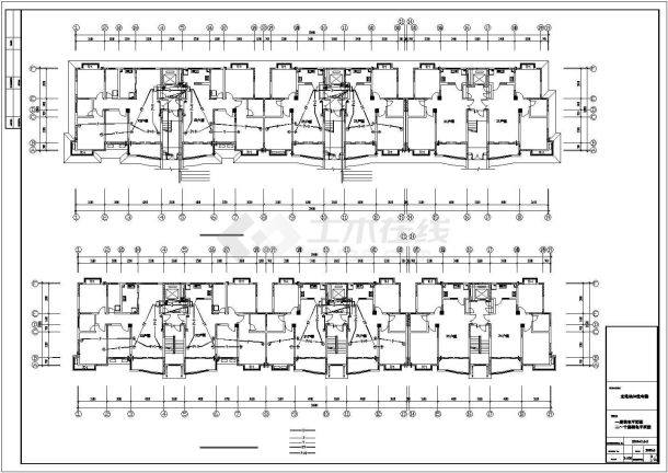 某十二层综合住宅楼电气施工图-图一