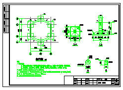 某古建筑圆亭建筑cad施工图-图二
