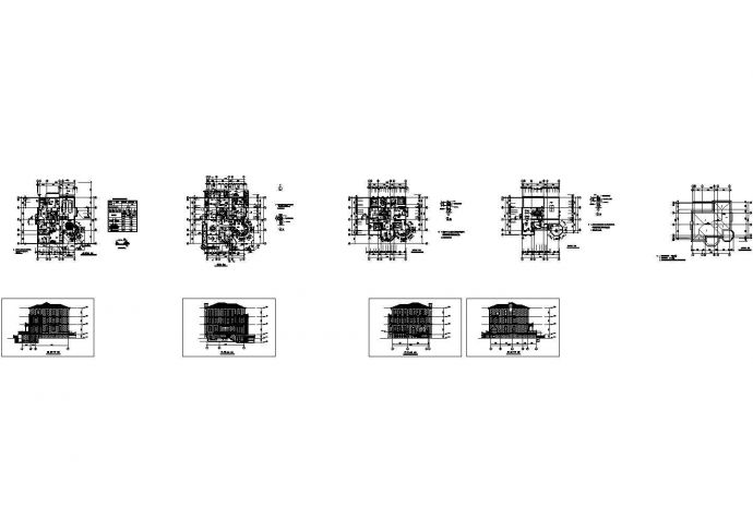 3层独栋别墅建筑结构设计施工图_图1