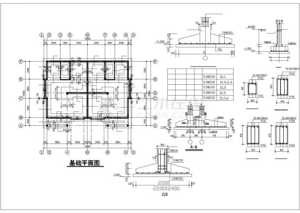 长沙市某别墅区315平米3层砖混结构单体别墅建筑设计CAD图纸-图一