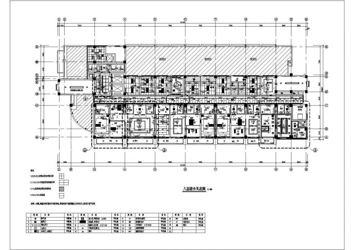 某医院八层综合天花图CAD大样节点图纸_图1