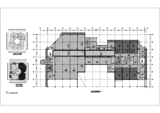 某医院六层局部地面铺装图CAD设计节点图纸-图一