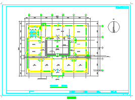 某办事处建筑设计CAD施工全图（含效果图）-图二