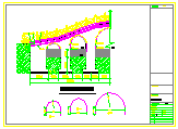 某园林桥配筋施工设计cad图纸-图二