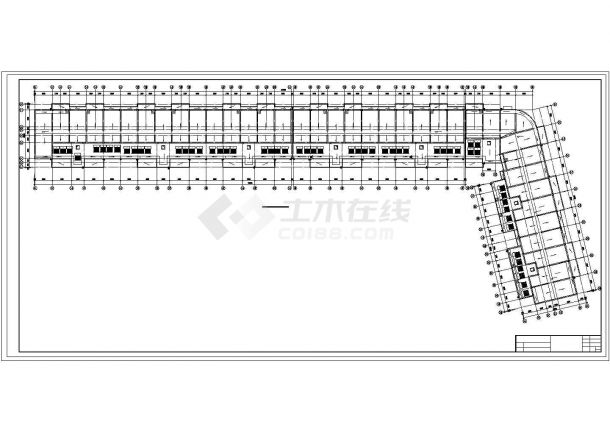 安徽某六层商住楼给排水施工图（CAD图纸 标注详细）-图一
