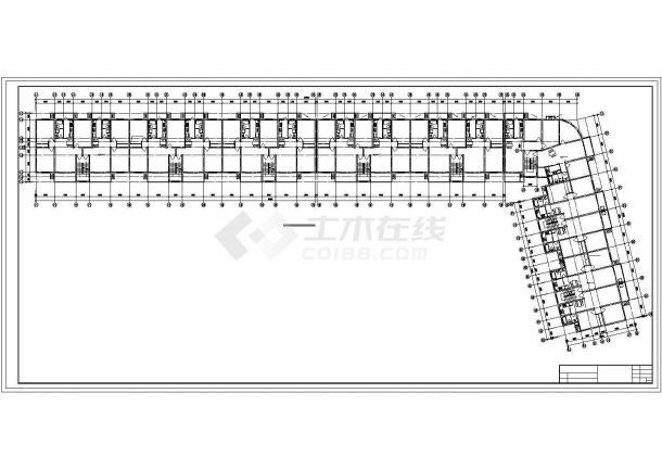 安徽某六层商住楼给排水施工图（CAD图纸 标注详细）-图二