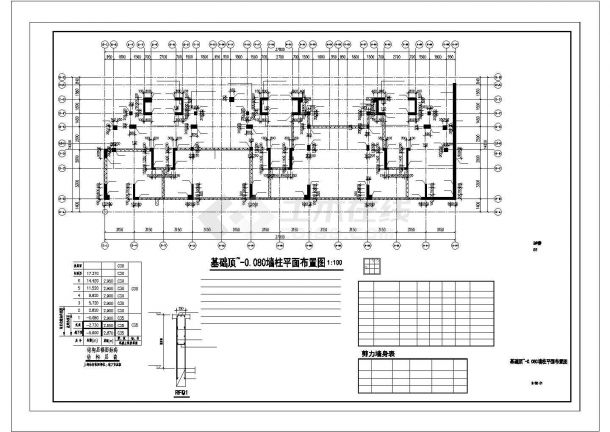 青芝坞安置房建设工程（地上2#楼）施工图--结构-图一