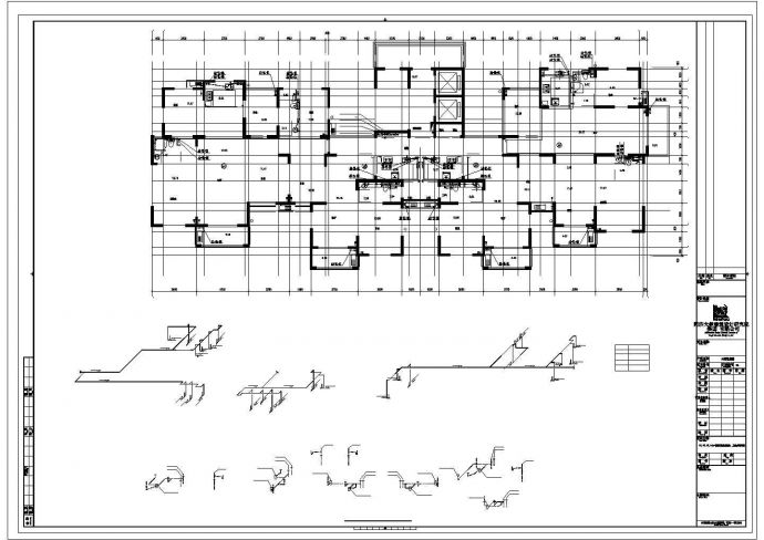 同济家园三期8500㎡住宅楼给排水施工图_图1