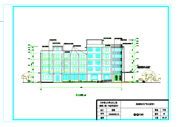 某地某酒店产权式公寓建筑方案图课程设计CAD图纸-图一